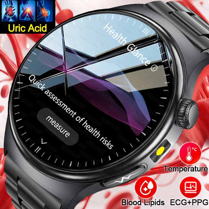 Gmt Dual Timezone Watch - Nuovo Smartwatch ECG Preciso con Controllo