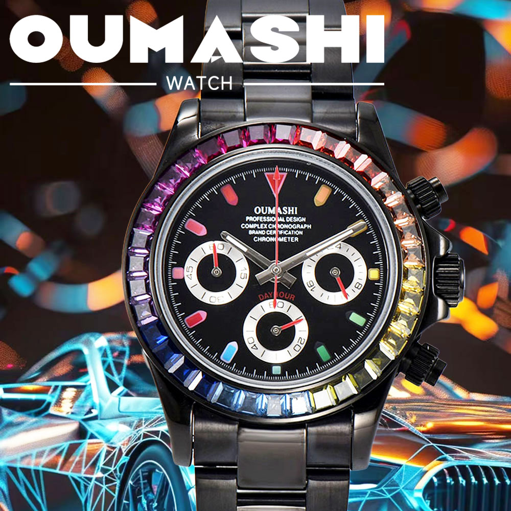 Luxury Watch Black - Orologio da Uomo di Lusso da