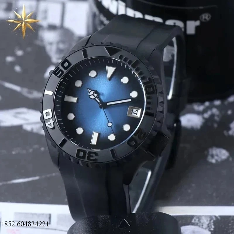 Luxury Watch Black - Orologio Personalizzabile di Lusso con Movimento