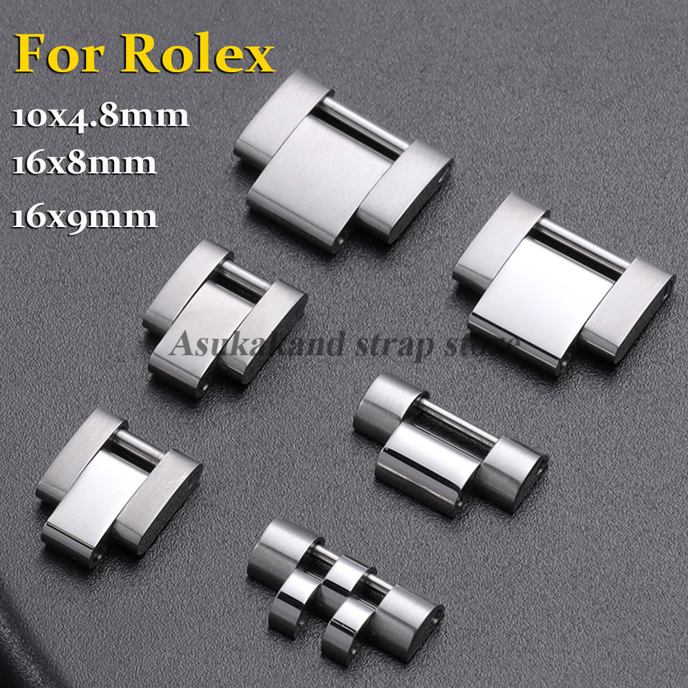 Luxury Watch Black - 16x8mm/16x9mm/10x4.8mm Anse di estensione in metallo