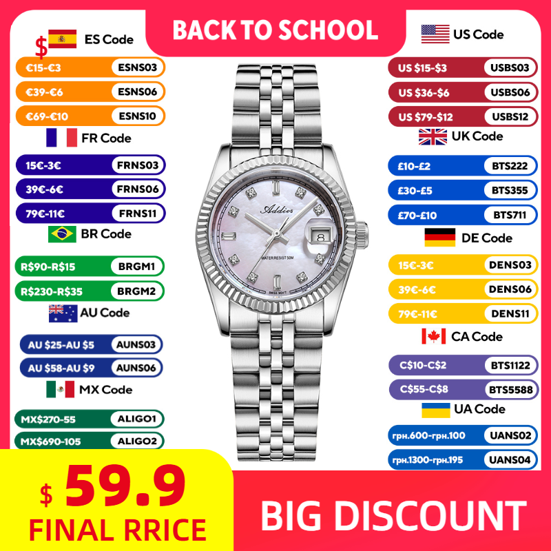 Luxury Women'S Watch - ADDIES 585 Orologi da donna al