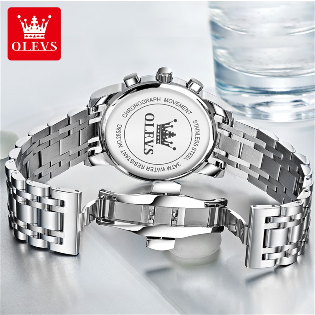 OLEVS Orologi da uomo popolari - Luxury Watch Black recensione e prezzo