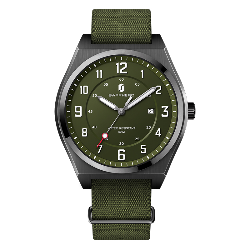 SAPPHERO Orologio sportivo al  - Luxury Watch With Green Dial recensione e prezzo